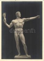 Arno Breker - Monumentalfigur / Erotic nude sculpture. Sculptures of the Third Reich. Aufnahme Charlotte Rohrbach (EK)