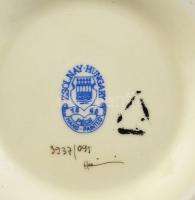 Zsolnay virág mintás váza. Kézzel festett, jelzett, hibátlan m:26 cm