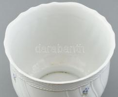 Hollóházi porcelán kaspó, jelzett, hibátlan m: 17cm d:14cm