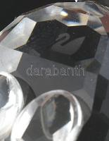 Swaroski üvegfigura, nyuszi, jelzett, hibátlan. m: 3cm