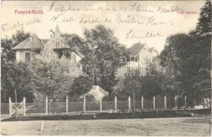 1907 Fonyód-fürdő, Álmos villa. Tényi Lajos kiadása (EK)