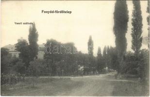 1907 Fonyód-fürdőtelep, Vasúti szálloda. Tényi Lajos kiadása