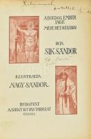 Sík Sándor: A boldog ember inge. Mese hét részben. Bp.,(1930), Szent István Társulat,(Stephaneum-ny....