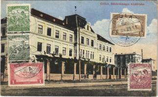 1922 Gyula, Békés vármegye közkórháza. TCV card (EK)