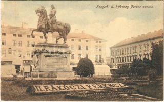 Szeged, II. Rákóczi Ferenc szobor, Szántó üzlete (EK)
