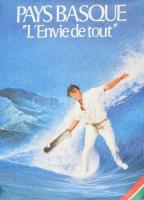 cca 1980-2000 10 db francia és spanyol turisztikai plakát, közte duplummal, vegyes méretben, nagyrés...