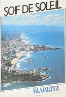 cca 1980-2000 10 db francia és spanyol turisztikai plakát, közte duplummal, vegyes méretben, nagyrés...