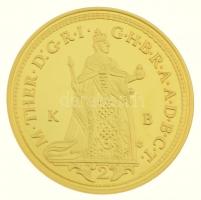 DN "Magyar aranypénzek utánveretben - Mária Terézia 2 dukát" aranyozott Ag emlékérem tanús...