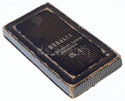 Románia ~1960. "Szocialista Hazáért Érdemérem, I. osztály" Br kitüntetés mellszalagon, ere...