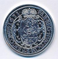 DN "Magyar tallérok utánveretben - II. Rákóczi György tallérja 1651" Ag emlékérem tanúsítv...