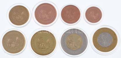 Vatikán 2010. 1c-2E (8xklf) próbaveret forgalmi sor T:1
Vatican 2010. 1 Cent - 2 Euro (8xdiff) tria...