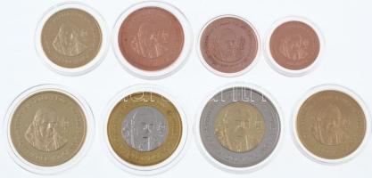 Vatikán 2008. 1c-2E (8xklf) próbaveret forgalmi sor T:1 Vatican 2008. 1 Cent - 2 Euro (8xdiff) trial...