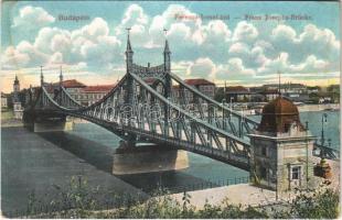 1913 Budapest, Ferenc József híd (fa)