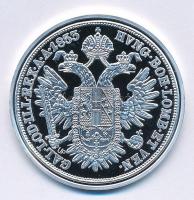 DN "Magyar tallérok utánveretben - Ferenc József ifjúkori tallérja 1853" Ag emlékérem tanú...