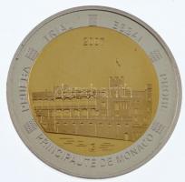 Monaco 2007. 10E próbaveret tanúsítvánnyal T:1
Monaco 2007. 10 Euro trial strike with certificate C...