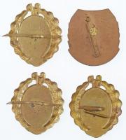 Románia 1968-1989. "Hazafias Gárda (Gărzile Patriotice)" fegyvernemi jelvények (3x) + &quo...