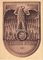 Tag der NSDAP im Generalgouvernement 15. August 1942. 2 Jahre NSDAP im Generalgouvernement Krakau / NSDAP German Nazi Party propaganda, General Government in Kraków, military occupation + So. Stpl.