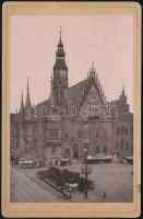 1894 Breslau Wroclaw Rathaus 11x17 cm