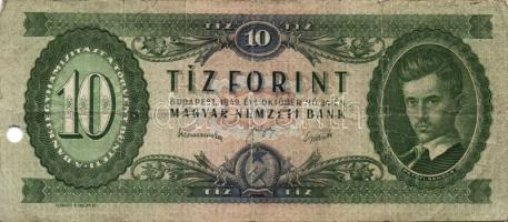1949. 10Ft lyukasztással érvénytelenítve?! T:III-