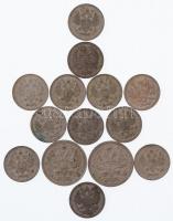 Orosz Birodalom 1906-1915. 10k Ag (10db) + 1915. 20k Ag (2db) T:2-3
Russian Empire 1906-1915. 10 Ko...