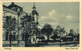 1940 Párkány, Stúrovó, Szent Imre tér / square