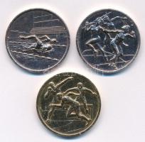 Ausztria 1959. "VII. Ifjúsági Fesztivál, Bécs 1959" Al emlékérem (3xklf) T:1-,2
Austria 1...