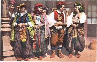 Gruss aus Bosnien / Pozdrav iz Bosne / Bosnian folklore, traditional costumes.
