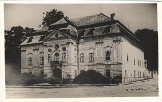 Mosóc, Mosovce; Báró Révay kastély / Kostiel / castle. photo
