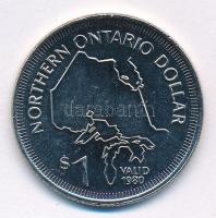 Kanada / Ontario 1980. 1$ Ni zseton T:1- Canada / Ontario 1980. 1 Dollar Ni token C:AU