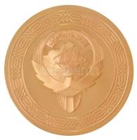 DN "Kuwait Municipality" aranyozott fém emlékérem (65mm) T:1- (PP) kis patina
ND "Ku...