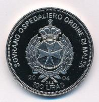 Máltai Lovagrend 2004. 100L Cu-Ni "Monaco az EU-ban" T:PP 
Sovereign Order of Malta 2004....