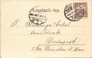 1900 És ne vigy minket kísértésbe. Neuber Rafael Mű-Kiadása "Imánk" S. 37. litho s: Döcker...