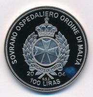 Máltai Lovagrend 2004. 100L Cu-Ni "Ciprus az EU-ban" T:PP 
Sovereign Order of Malta 2004....