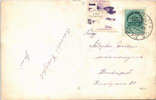 1940 Mezőtelegd, Tileagd; Spre postul de Jandarmi / út a csendőrség felé, kerékpár / road to the gen...