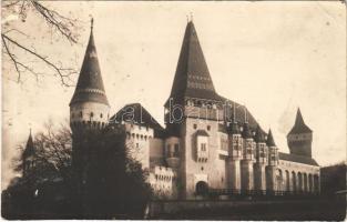 1929 Vajdahunyad, Hunedoara; vár / Castelul / castle. photo (EK)