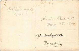 1929 Vajdahunyad, Hunedoara; vár / Castelul / castle. photo (EK)