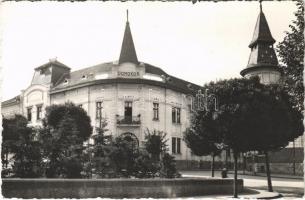 Marosvásárhely, Targu Mures; Domokos szálloda, Kolozsváry József gyógyszertára / villa, pharmacy