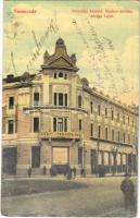 1909 Temesvár, Timisoara; Délvidéki kaszinó, Modern színház, Saruga Lajos, büfé. W.L. (?) 766. / casino, theatre, buffet (fa)
