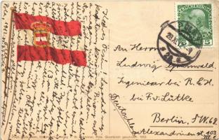 1912 SMS Erzherzog Friedrich az Osztrák-Magyar Haditengerészet pre-dreadnought (Linienschiffe) csata...