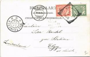 1906 Padang, Emmahaven in de Koninginnebaai. Groet van Sumatra's Westkust (Nederlandsch-Indie) ...