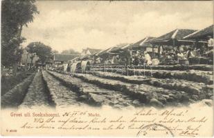 1906 Sukabumi, Soekaboemi (West Java); Markt / market scene (EK)
