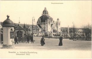 Düsseldorf, Gewerbe- u. Industrie-Ausstellung 1902. Hauptindustriehalle / Industry and Trade Exhibition. Friedr. Wolfrum No. 39.