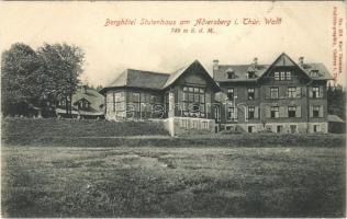 Adlersberg (Thüringer Wald), Berghotel Stutenhaus / mountain hotel, inn (tiny tear)