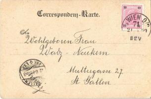 1900 Wien, Vienna, Bécs; XVII. Dornbach, Pfarrkirche z. h. Peter u. Paul / church (EK)