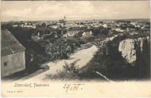 1906 Zistersdorf, Panorama / general view, road. Verlag J. Bessert (EK)