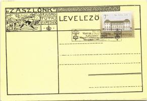 1993 "Zászlónk" Ifjúsági Tutaj expedíció: Sztrecsnói vár. Cserkész művészlap / Hungarian s...