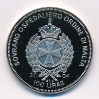 Máltai Lovagrend 2004. 100L Cu-Ni "Olaszország az EU-ban" T:PP 
Sovereign Order of Malta ...