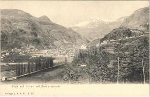Bolzano, Bozen (Südtirol); Blick auf Bozen mit Sarnerscharte / general view