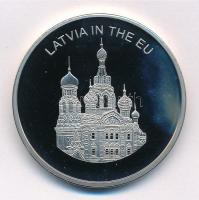 Máltai Lovagrend 2004. 100L Cu-Ni Lettország az EU-ban T:PP fo. Sovereign Order of Malta 2004. 100 Liras Cu-Ni Latvia in the EU C:PP spotted