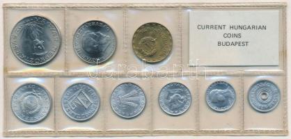 1981. 2f-10Ft (9xklf) érmés forgalmi sor fóliatokban T:1 kis patina Adamo FO14